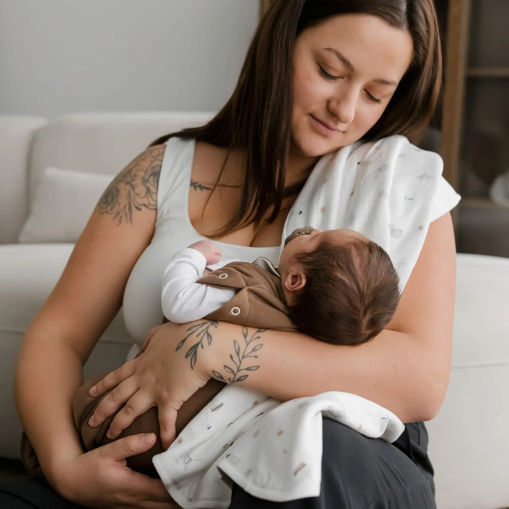 Blankets|Blankets>Perlimpinpin Bamboo Quilted Blanket-ocean