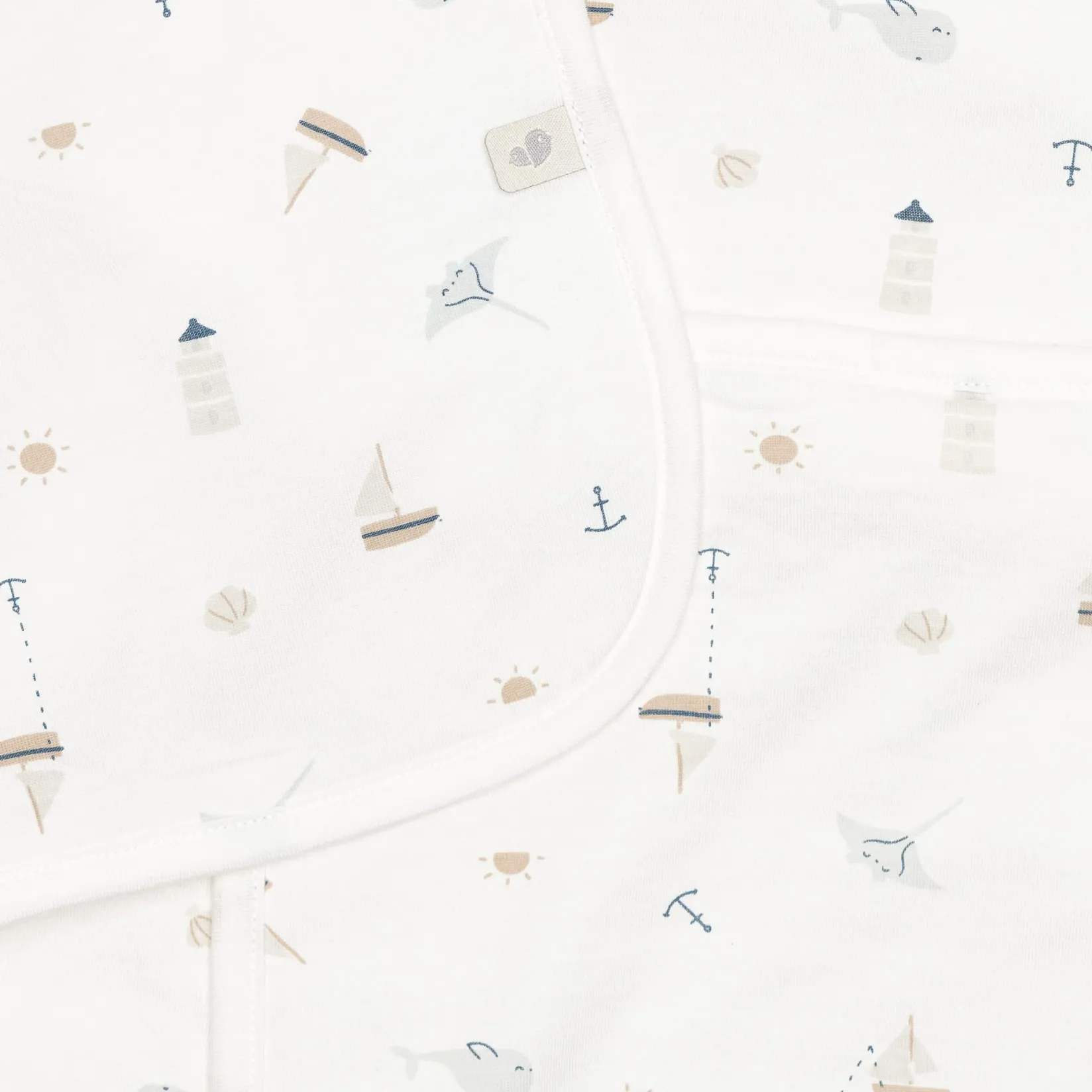 Blankets|Blankets>Perlimpinpin Bamboo Quilted Blanket-ocean