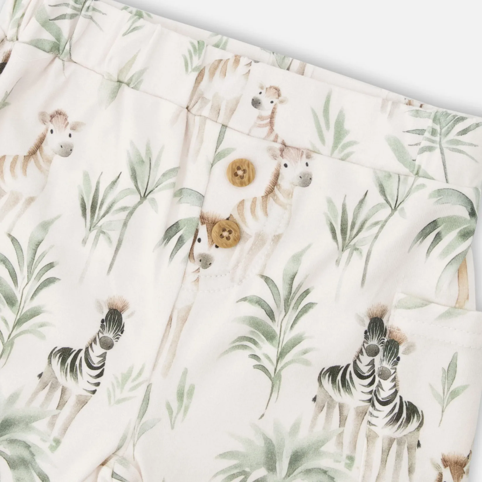 Outfit Sets>Deux par Deux Baobab Jungle 2pces Set 3-24m Ocher