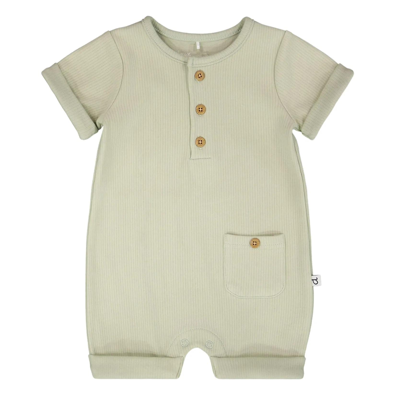Rompers & Jumpsuits>Deux par Deux Baobab Romper 3-24m Sage