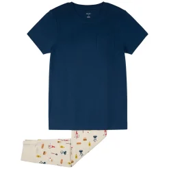 Underwear|Pajamas>Petit Lem Barbecue Pajamas Navy
