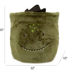 New Basket - Green Dinosaure Storage