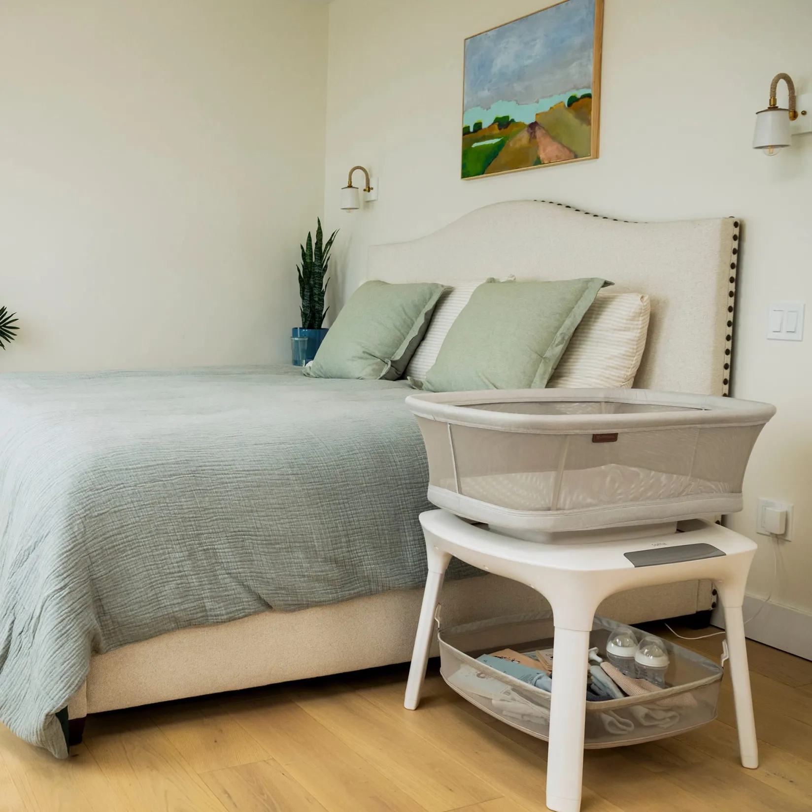 Playards & Bassinets|Playards & Bassinets>UPPAbaby Bassinet Smart Soma - Charlie