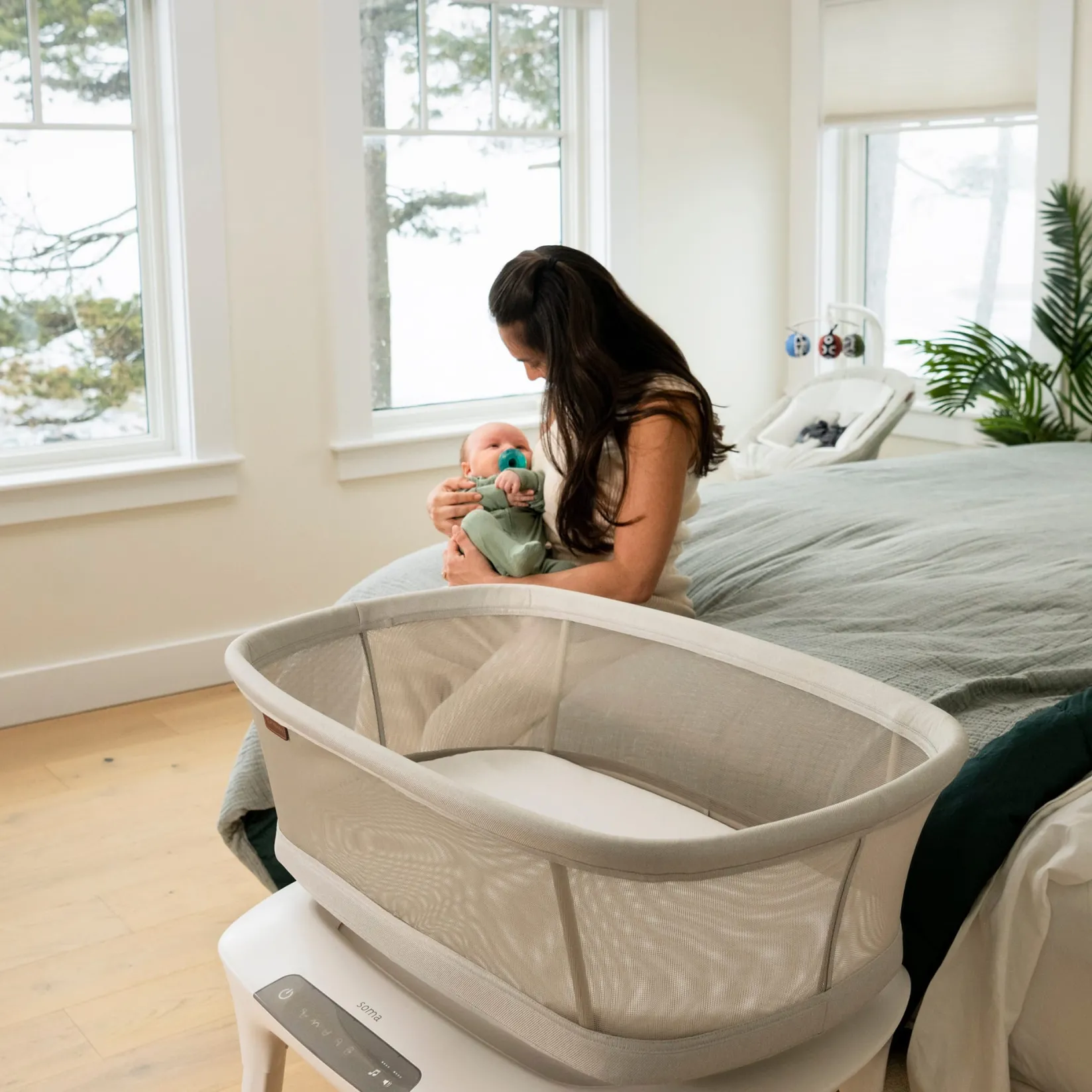 Playards & Bassinets|Playards & Bassinets>UPPAbaby Bassinet Smart Soma - Charlie