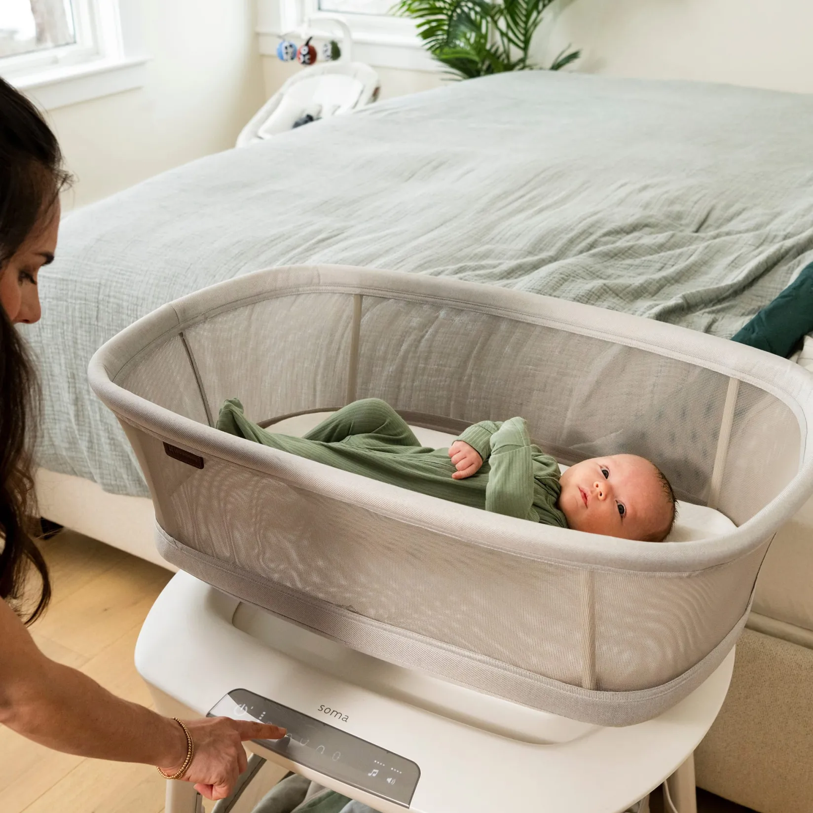 Playards & Bassinets|Playards & Bassinets>UPPAbaby Bassinet Smart Soma - Charlie