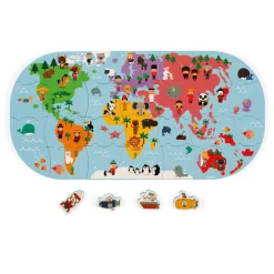 Bath Toys|Bath Accessories>Janod Bath Explorers Map
