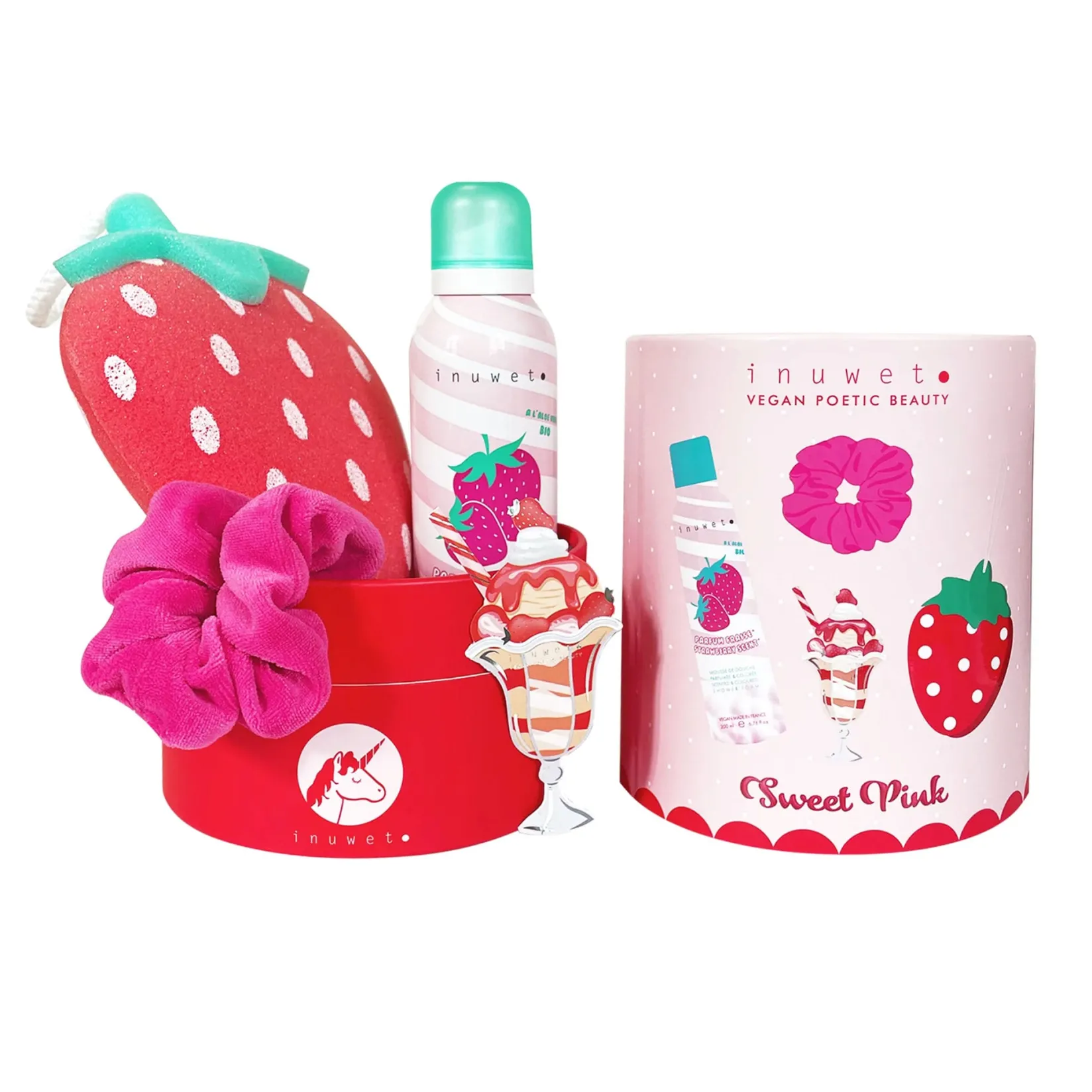 New Bath Gift Set - Strawberry Kids Body & Hair Care|Body & Hair Care