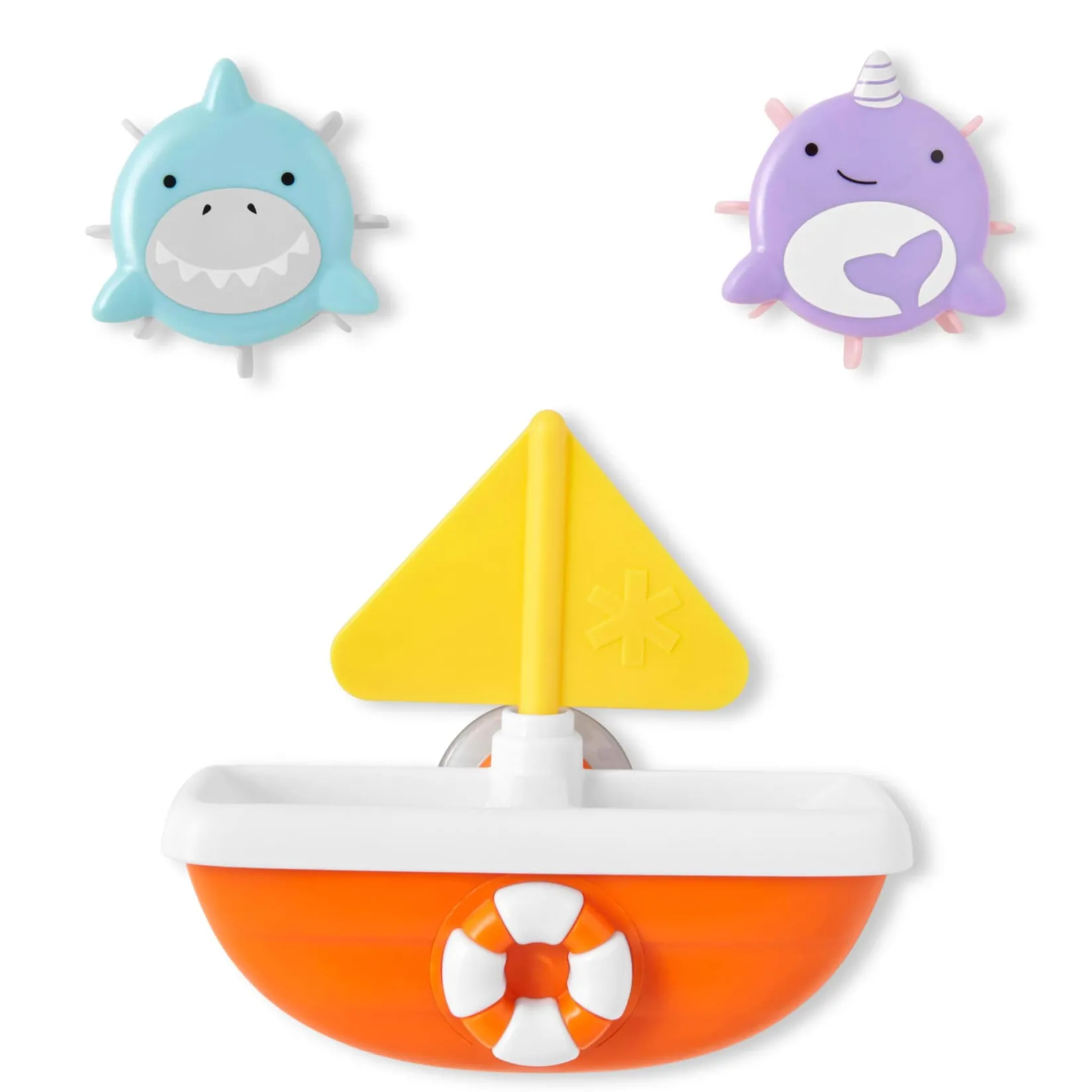 Bath Toys|Bath Accessories>Skip Hop Bath Spinner Shark Narwhal