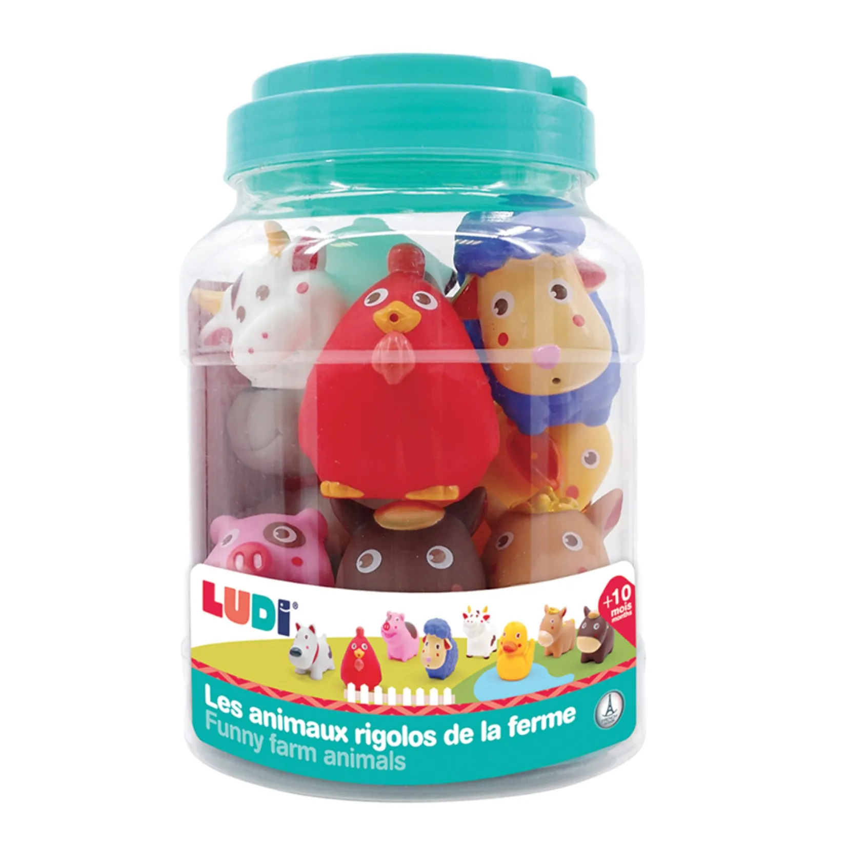 Bath Toys|Bath Accessories>Ludi Bath Toys Farm Animals