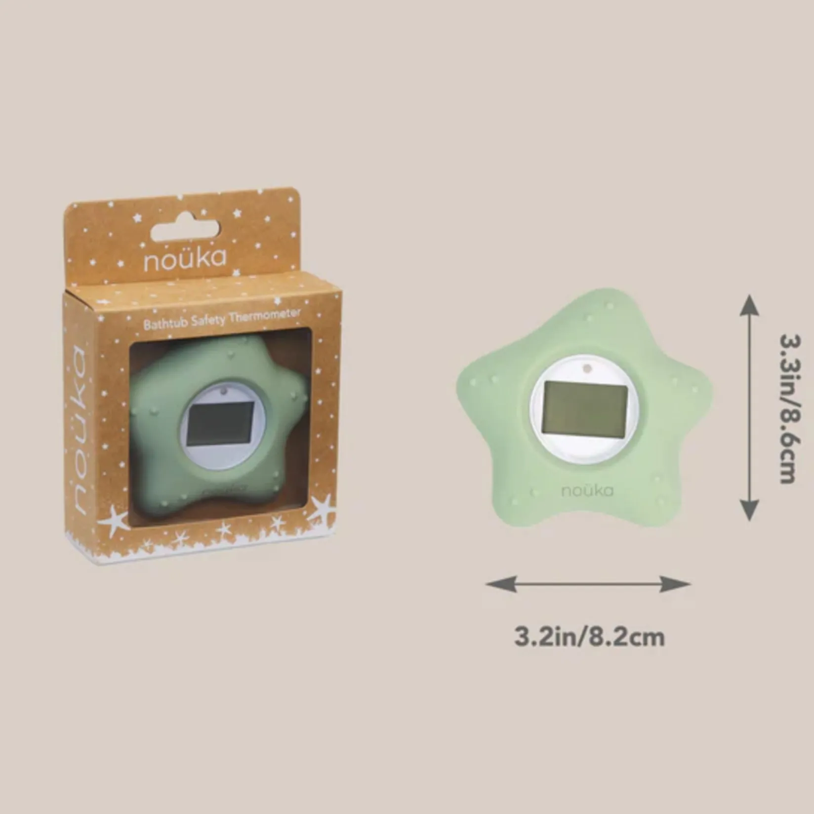 Bath Accessories>Nouka Bathtub Safety Thermometer Crab - Soft Blush