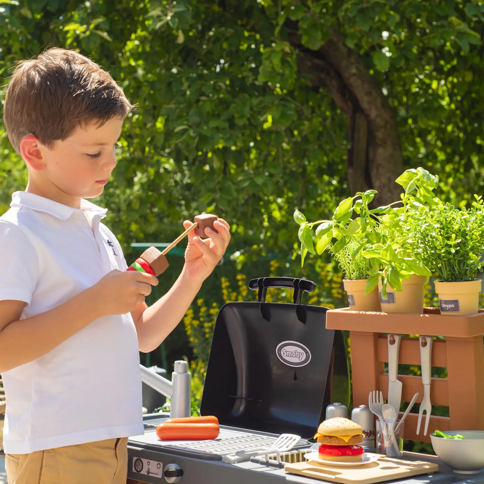 Hot BBQ Garden Kitchen Kids Pretend Play & Imitation