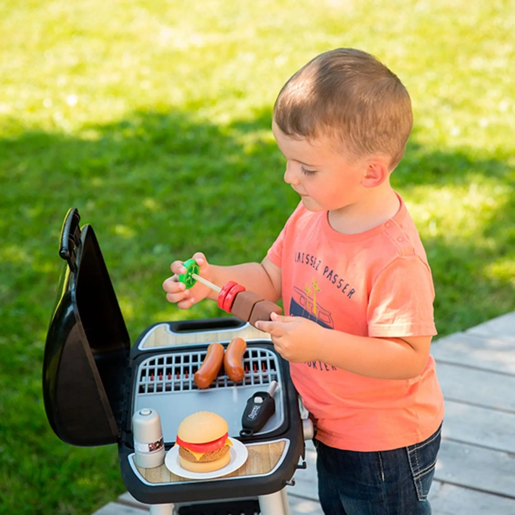 Clearance BBQ with 18 Accessories Kids Pretend Play & Imitation