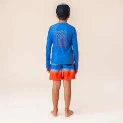 Clearance Beach Ls Rashguard 2-10 Kids/BOY Swimsuits