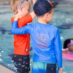 Clearance Beach Ls Rashguard 2-10 Kids/BOY Swimsuits