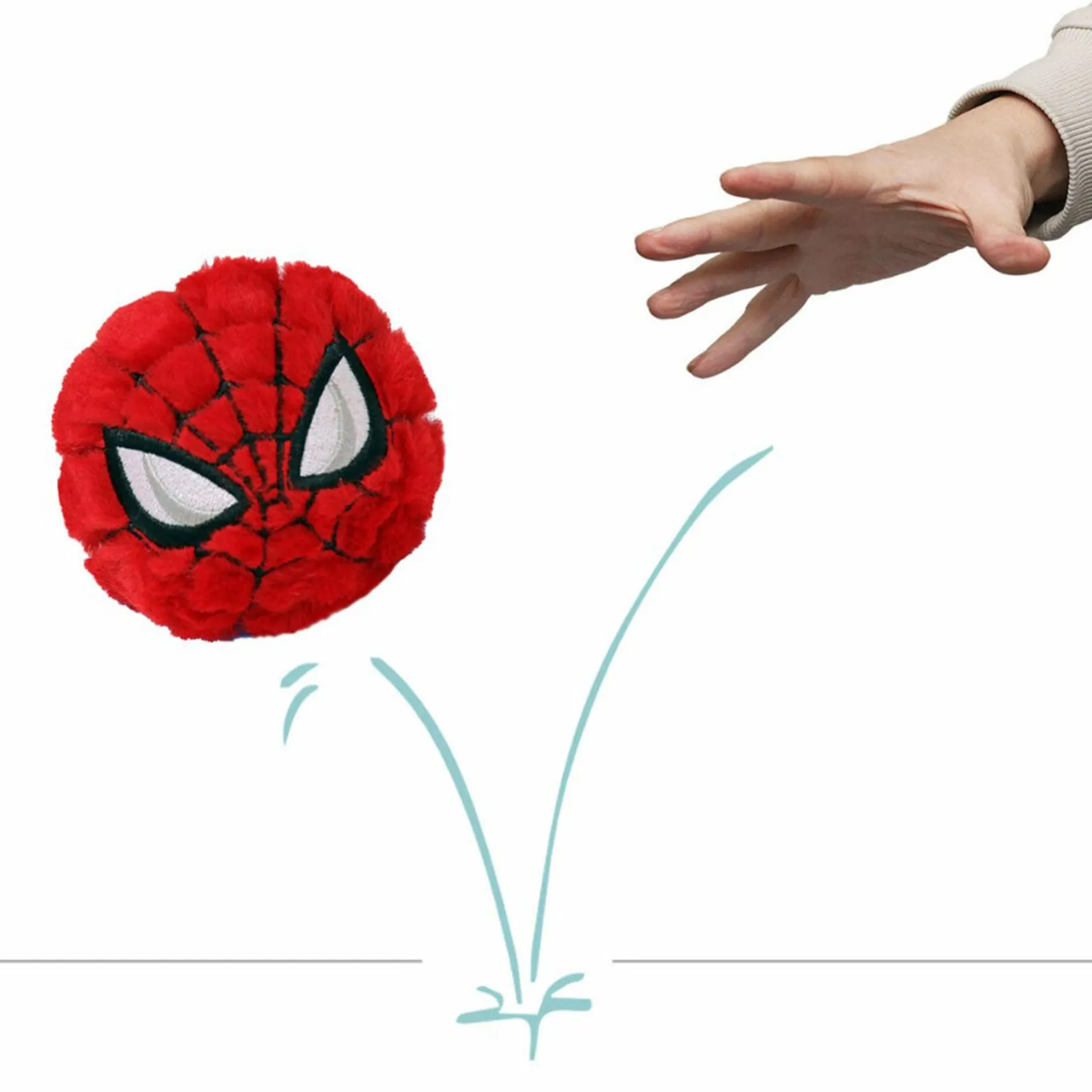 Plush Toys>TY Beanie Bouncers Spiderman
