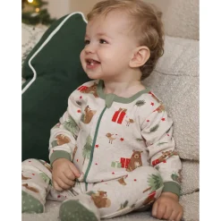 Bear Pajamas Prem-30m BOY Preemie Clothing|Pajamas
