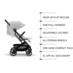 Hot Beezy 2 Compact City Stroller - Fog Grey Kids Strollers|Strollers & Trailers