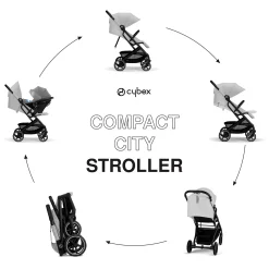 Hot Beezy 2 Compact City Stroller - Fog Grey Kids Strollers|Strollers & Trailers