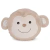 Discount Beige Monkey Plush Cushion Cushions