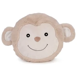 Discount Beige Monkey Plush Cushion Cushions