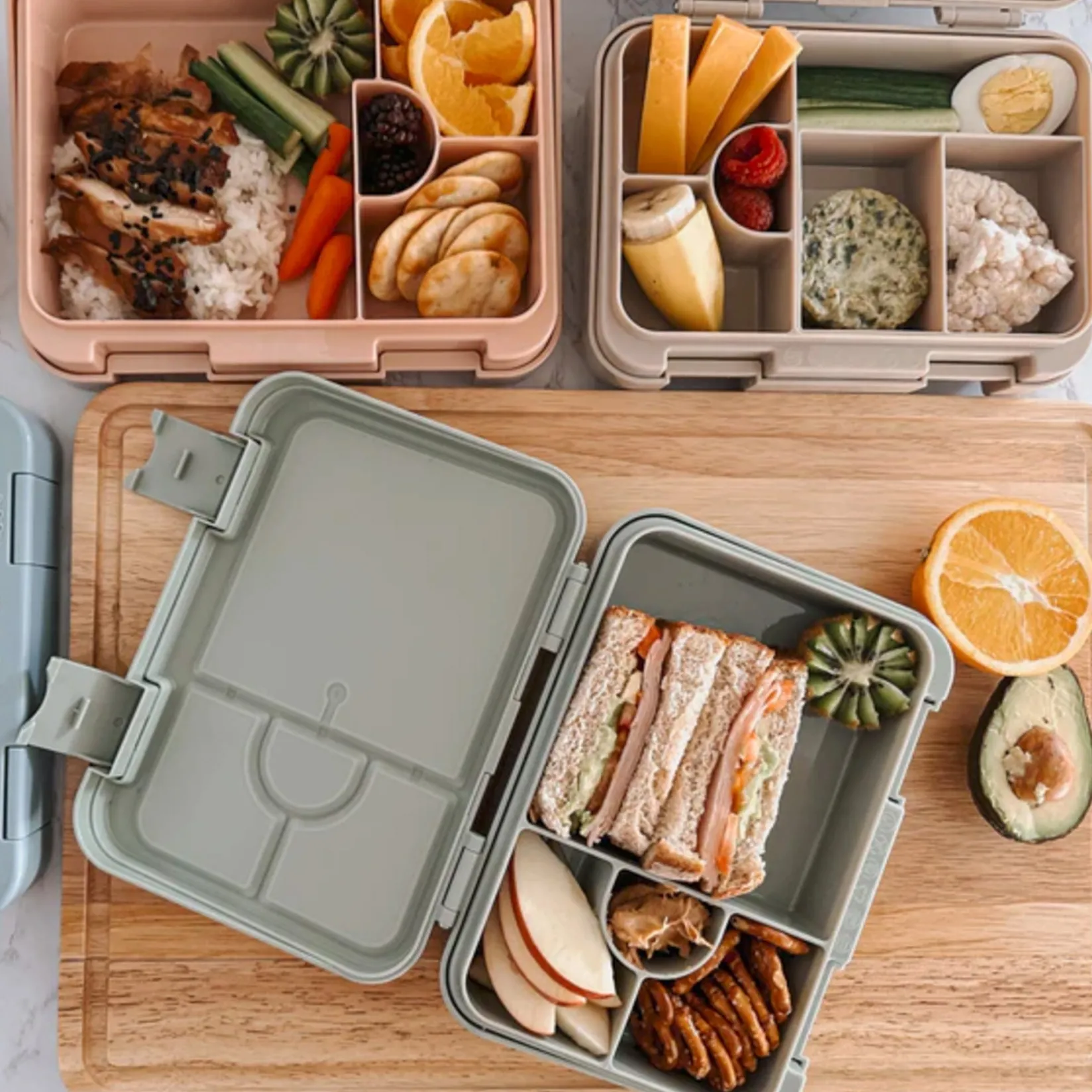 Bento Lunch Box - Dino Ville Kids Tableware|Plates & Placemats