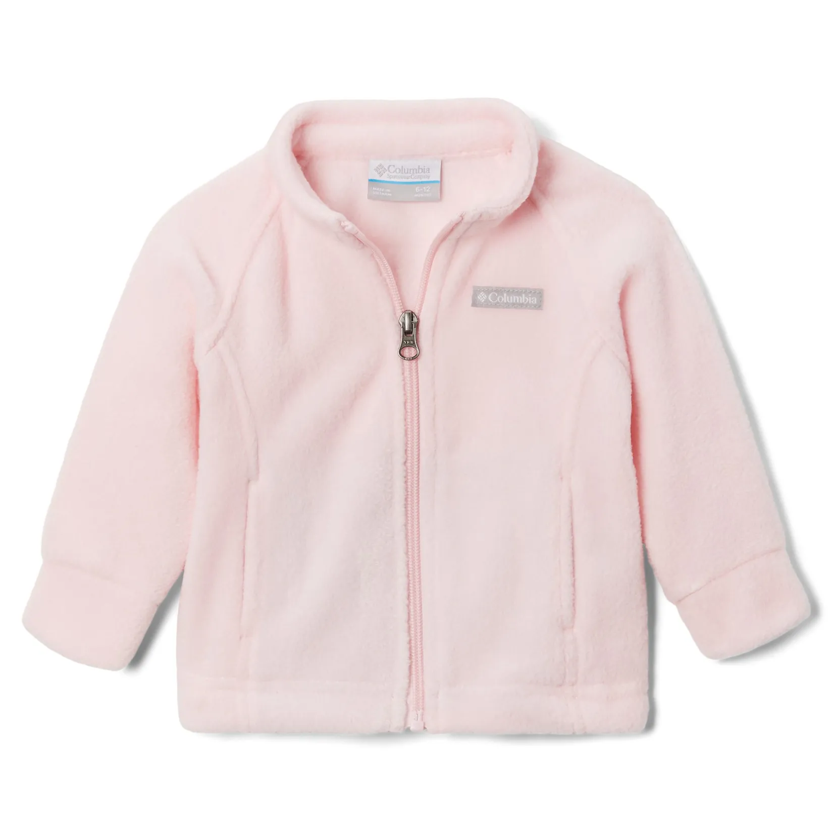 Outerwear|Fleeces And Sweatshirts>Columbia Benton Springs Fleece 3-24m Pink