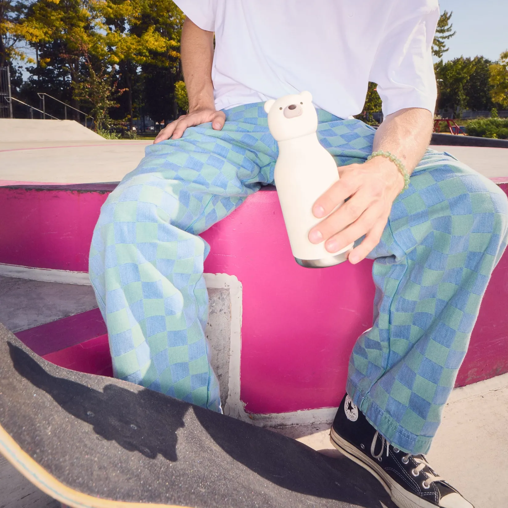 Breastfeeding|Tableware>Asobu Bestie Animal Bottle 16 oz - Polar Bear