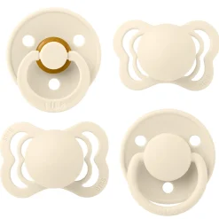 Pacifiers & Clips|Pacifiers & Clips>Bibs Try-It Collection Symmetrical Pacifier (4) 0-6m - Ivory (Size 1)