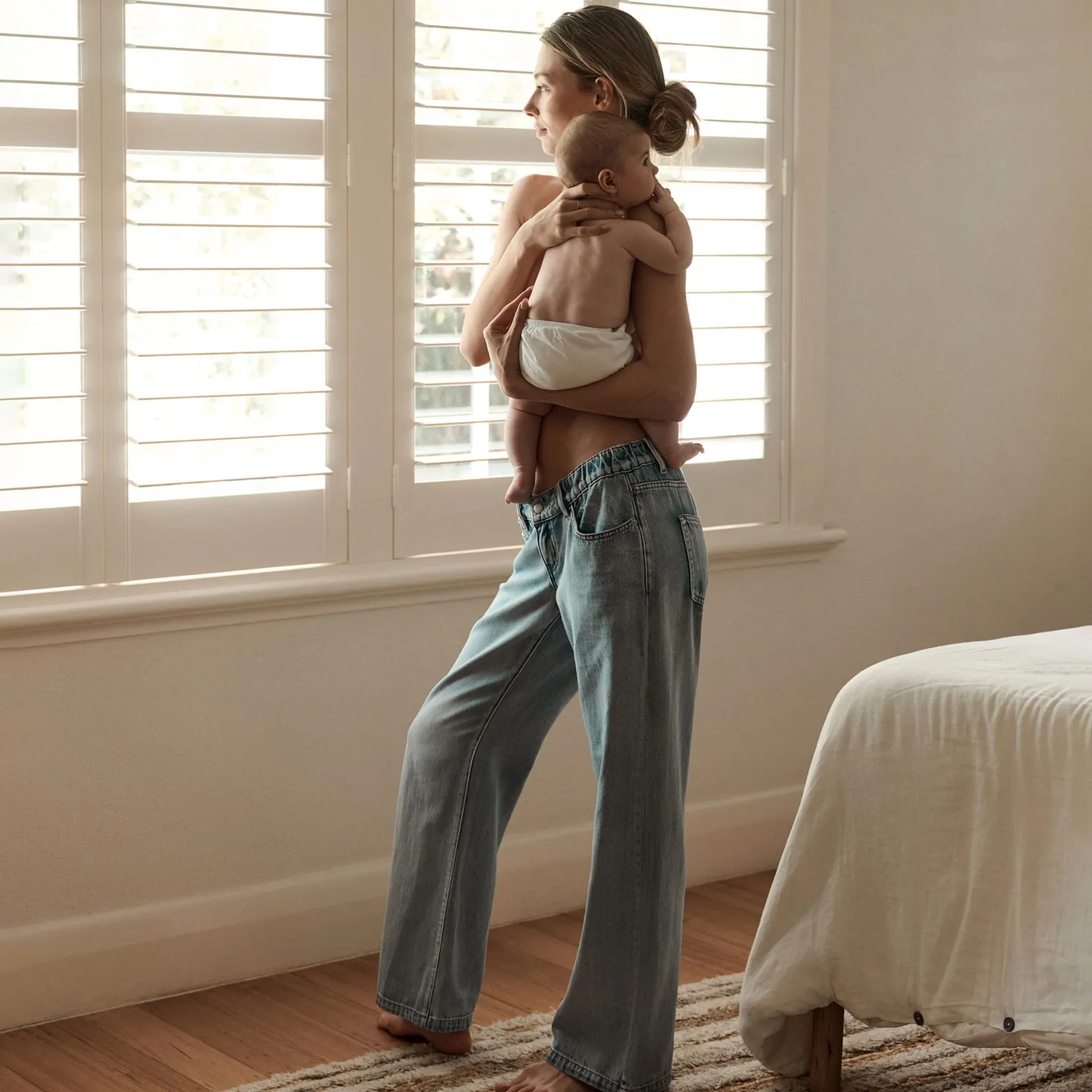 New Billie Elastic Waist Jeans Jeans & Pants