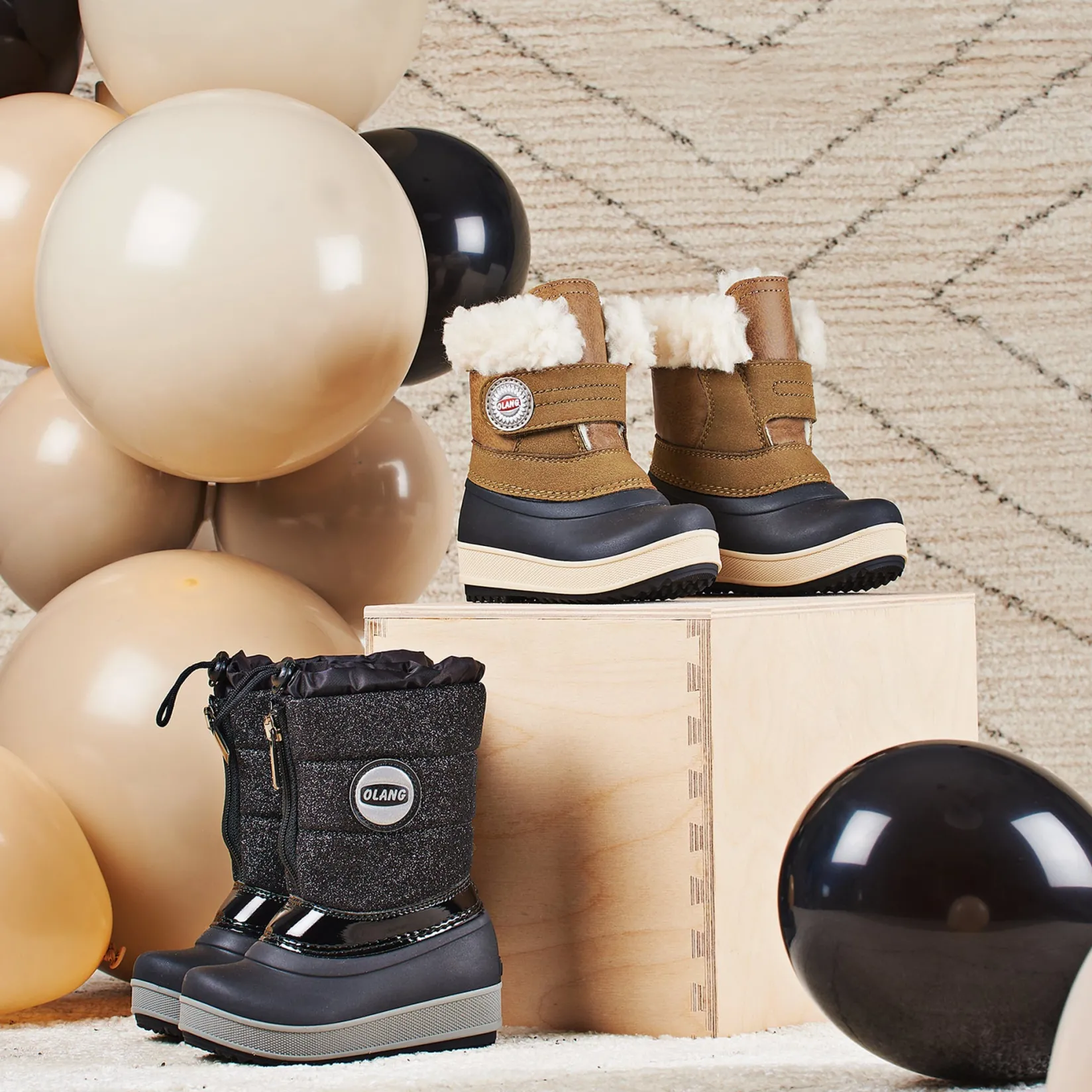 Best Bingo Lux Nero Boots Sizes 29-34 Winter Boots