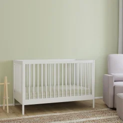 New Birdie 3-in-1 Convertible Crib - White Cribs & Mattresses|Cribs & Mattresses