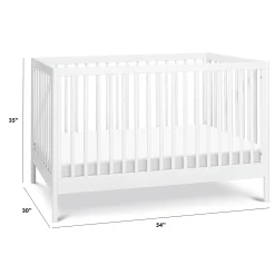 New Birdie 3-in-1 Convertible Crib - White Cribs & Mattresses|Cribs & Mattresses