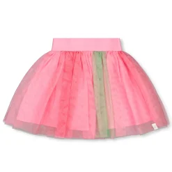 Skirts>Deux par Deux Birds Mesh Skirt 7-10y Pink