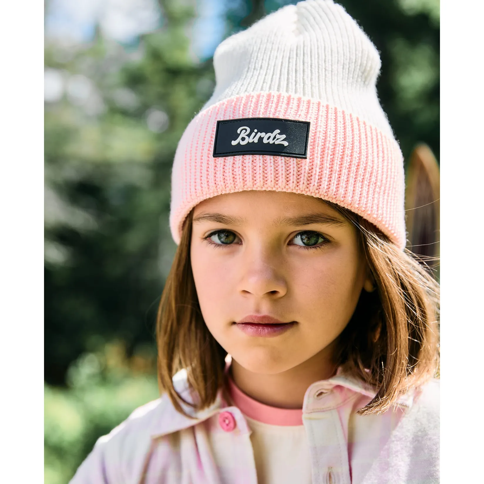 Beanies>Birdz Colorblock Beanie 2-16 y White