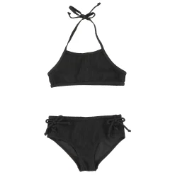 Swimsuits>Look Rib Bikini 3-14y Black