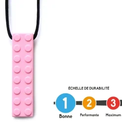Best Bloc Pendant - Pink Teething Toys