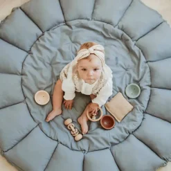 Online Bloom Dusty Organic Babyma - Blue Developmental Toys|Play Mat