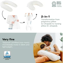 Sale B.Love 2-in-1 Nursing Pillow - Off White Cushions & Pillows|Breastfeeding
