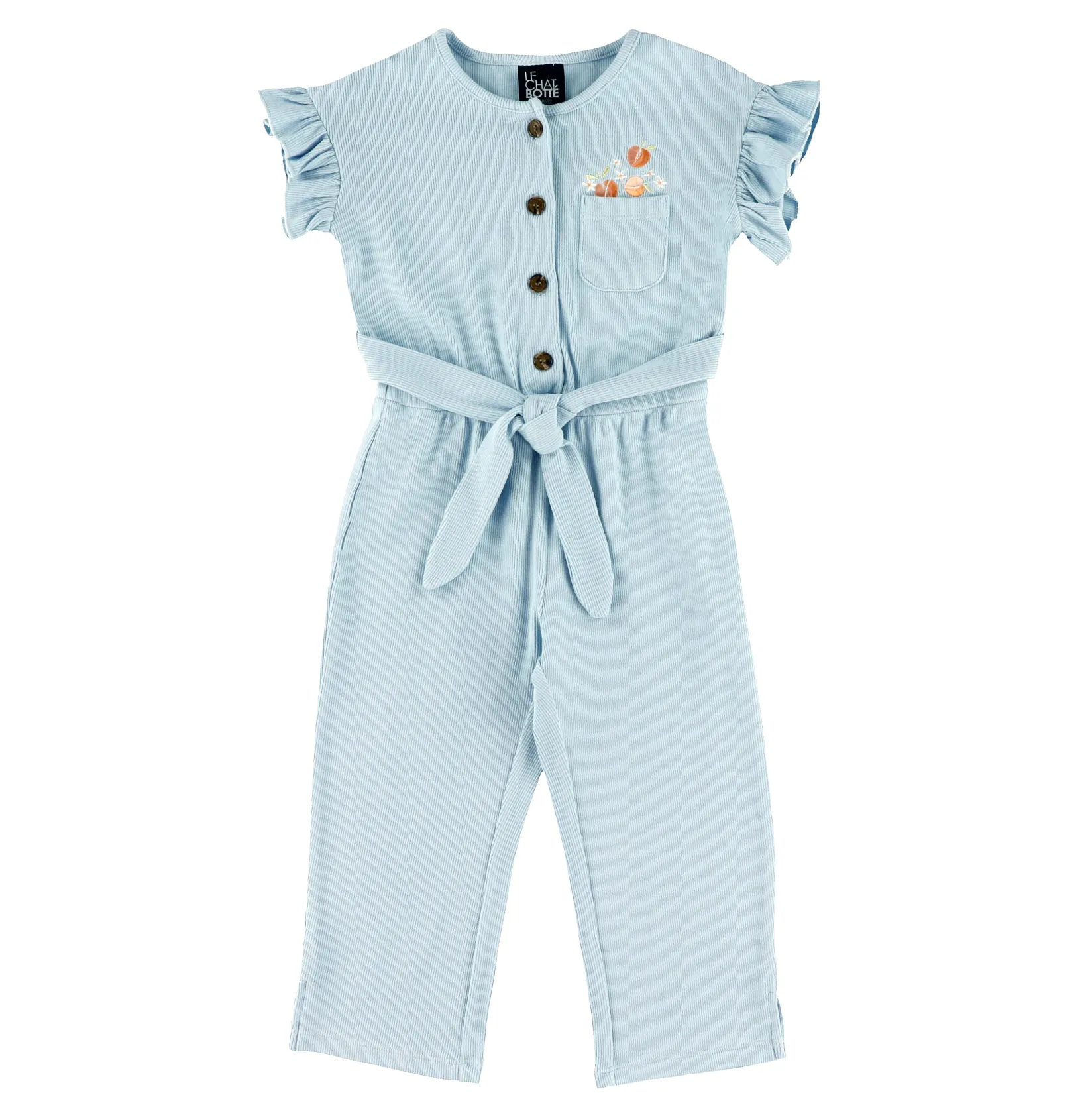 Dresses & Rompers|Rompers & Jumpsuits>Chat Botte Picnic Jumpsuit 2-8y Blue