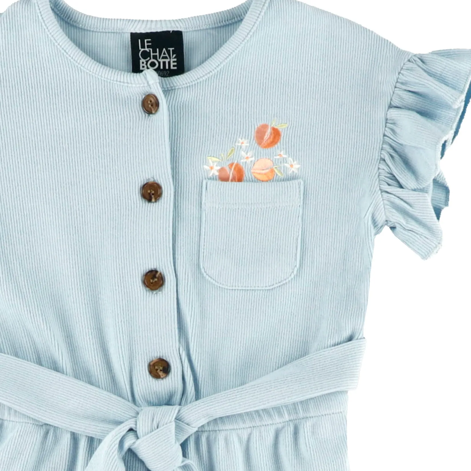 Dresses & Rompers|Rompers & Jumpsuits>Chat Botte Picnic Jumpsuit 2-8y Blue