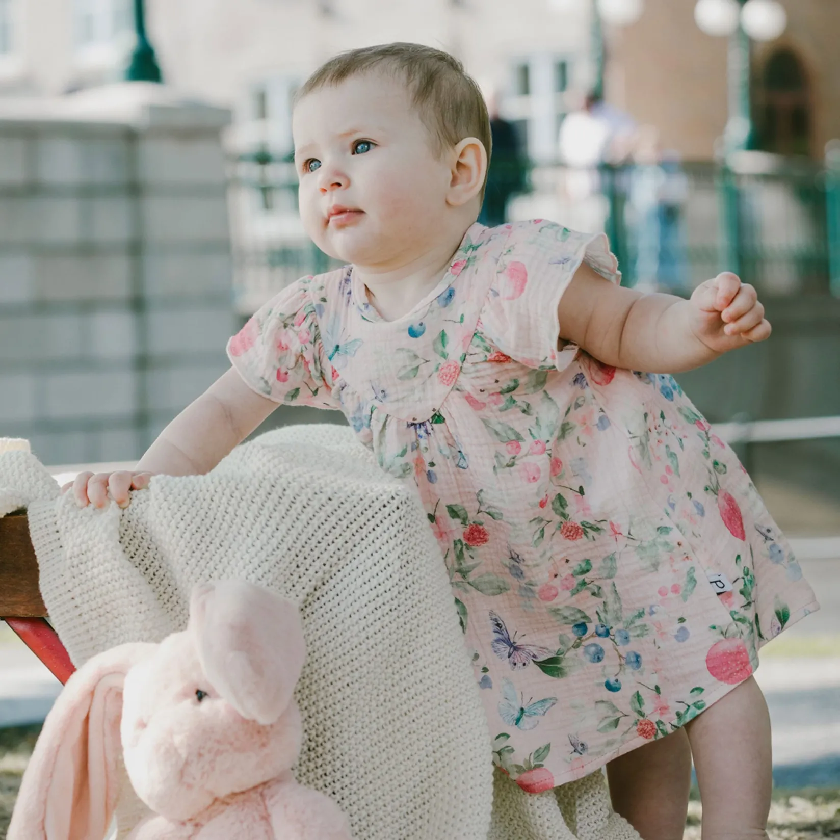 Dresses, Skirts & Outfits>Deux par Deux Blueberry Dress 3-24m Pink