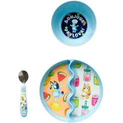 Breastfeeding|Tableware>Lamaze Bluey 3 Pieces Dinnerware Set
