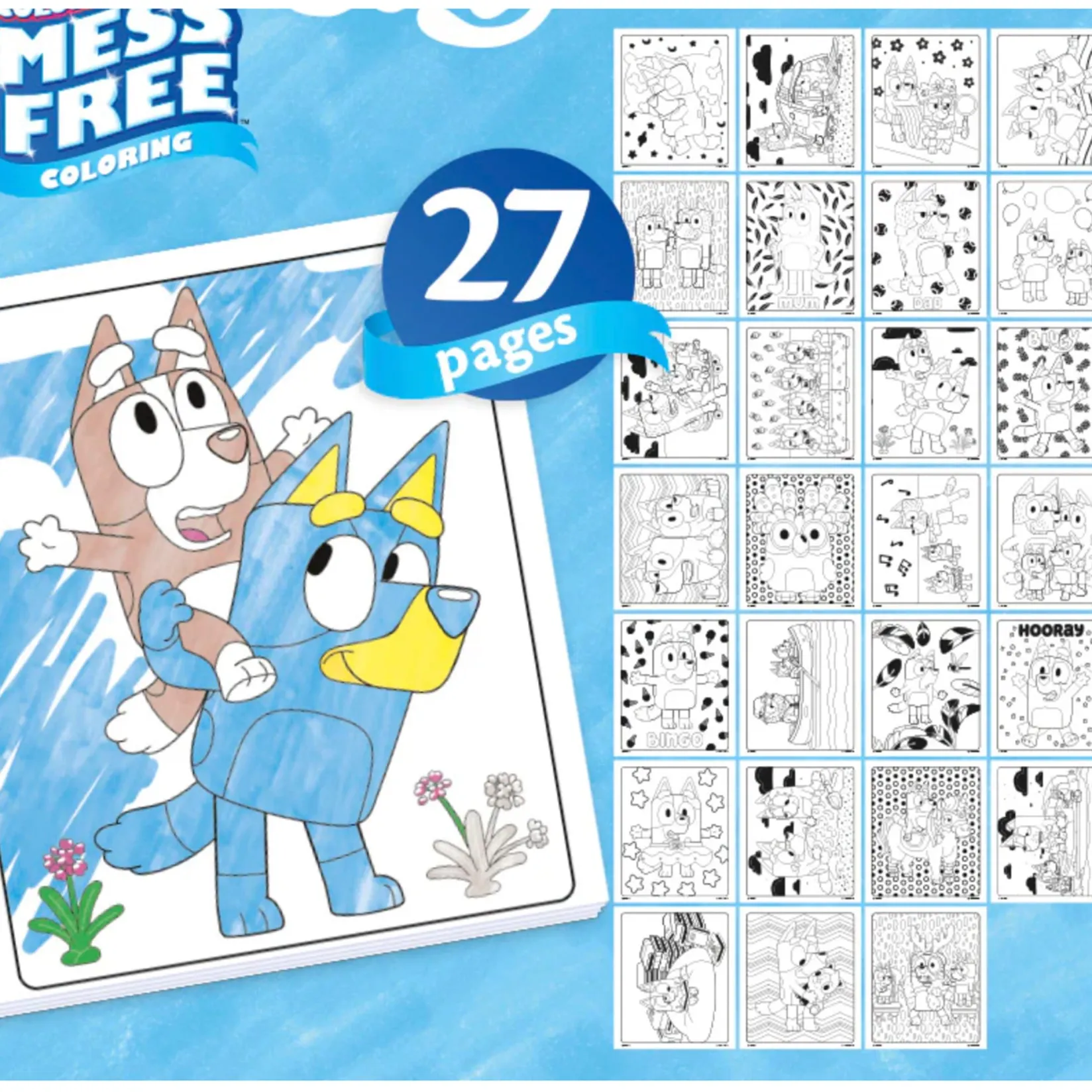 Online Bluey Color Wonder Mess-Free Activity Kit Kids Diy & Activities