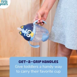 Hot Bluey Weighted Straw Trainer Kids Tableware|Plates & Placemats