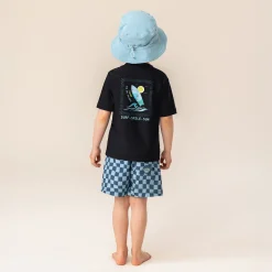 New Board Checkers Swimsuit 2-12 Kids/BOY Swimsuits