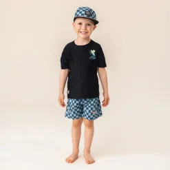 Swimsuits>Nano Board Rashguard 2-12 Black