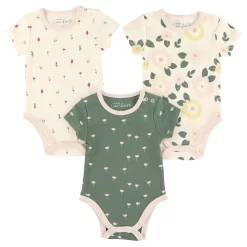 Outlet Bodysuit (3) Flowers 0-30m Bodysuits