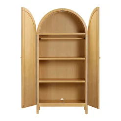 Discount Bondi Cane Armoire - Honey Storage Furniture