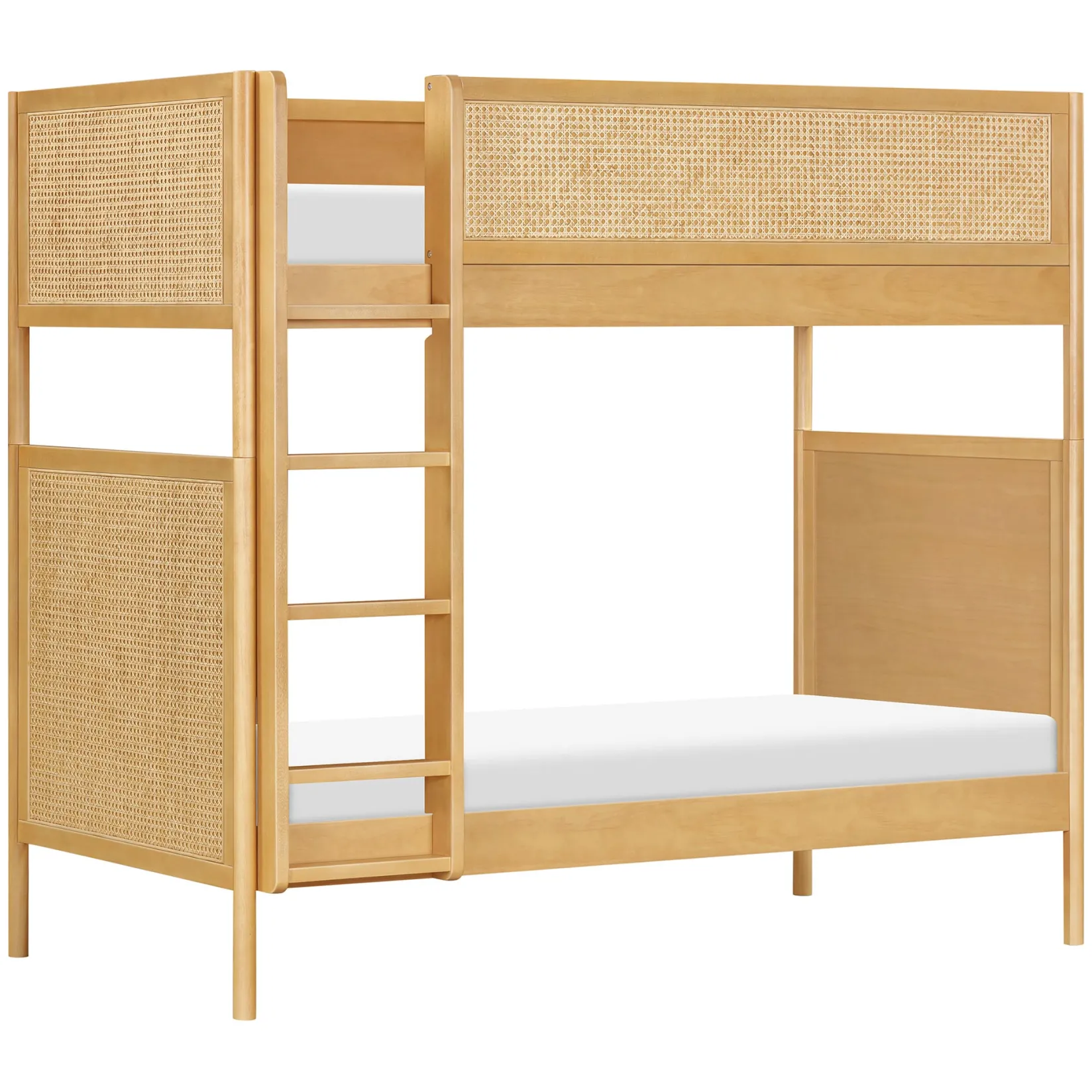 Twin, Full & Queen Beds>Babyletto Bondi Cane Convertible Bunk Bed - Honey