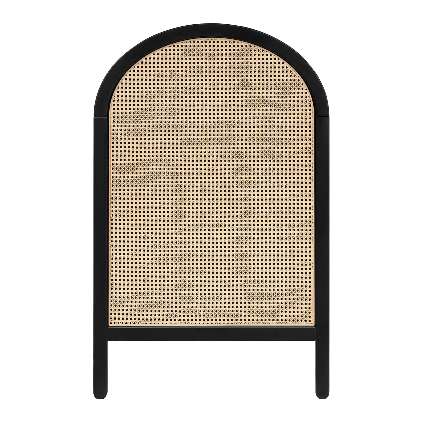 Cribs & Mattresses|Cribs & Mattresses>Babyletto Bondi Cane 3-in-1 Convertible Crib with Toddler Bed Kit - Black / Natural Cane